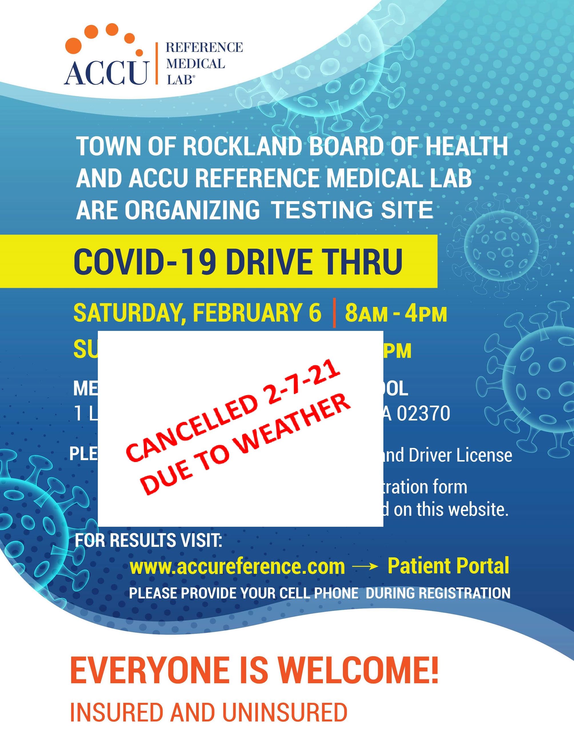 COVID Testing Flyer 2-7-21 CANCELLED